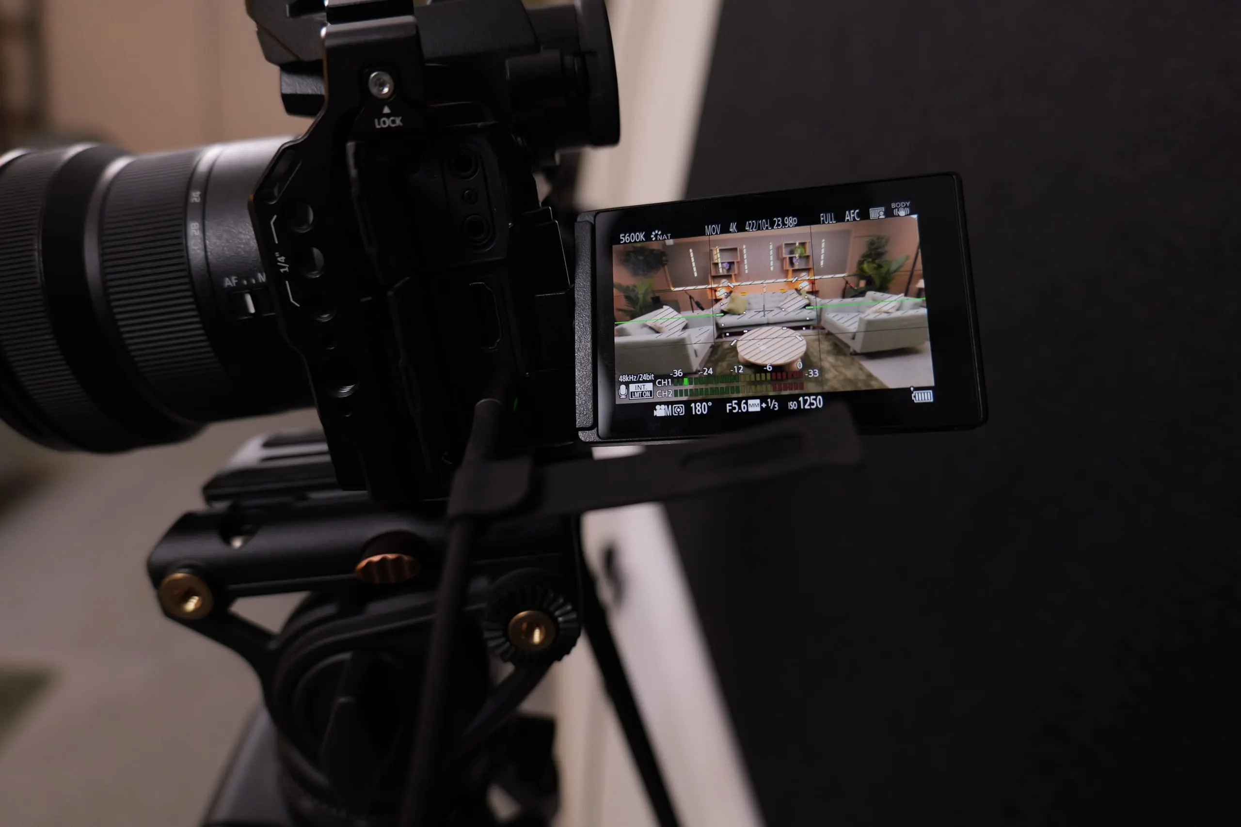 Studio 2 podcast set at Myriad Studios, view 8 of 8